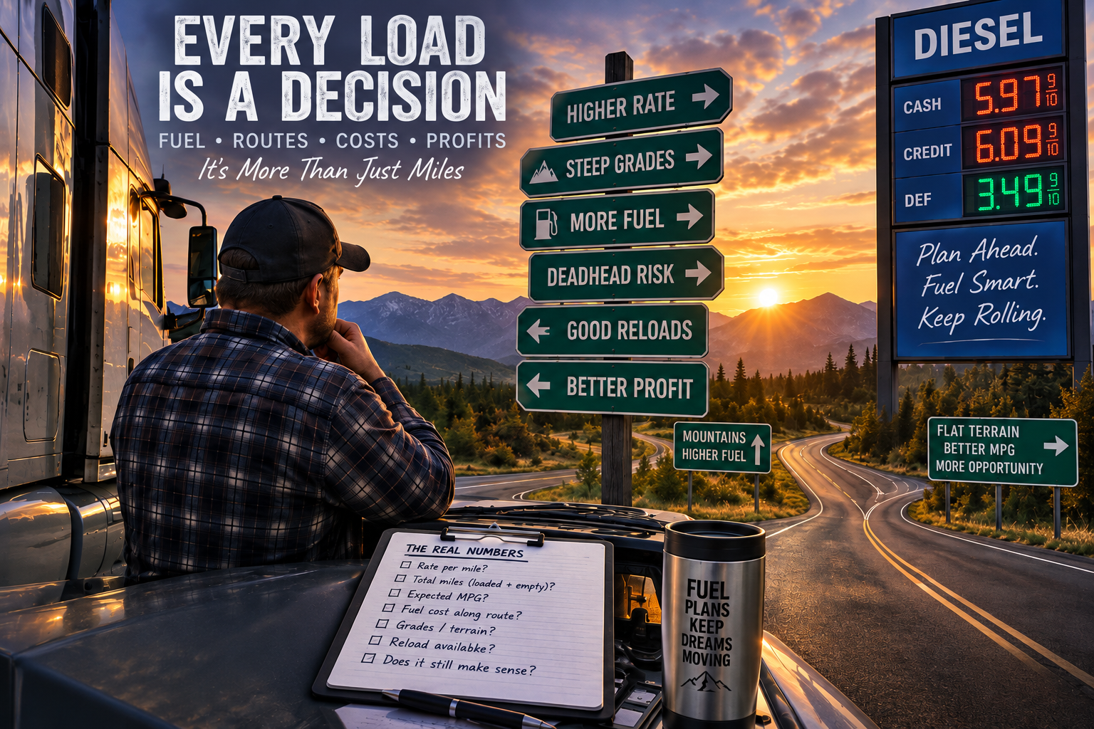 The Truck You Pick, the Loads You Take, and the Price at the Pump